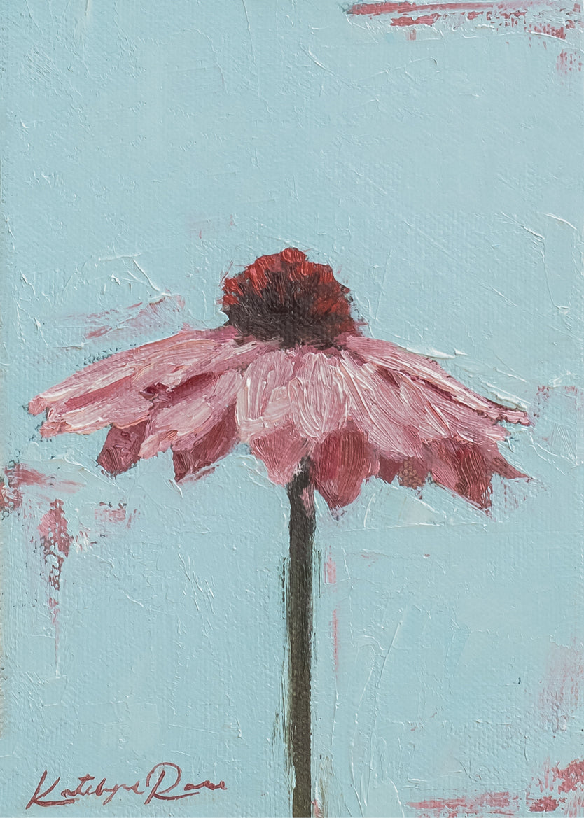 Coneflower Standing Tall Print