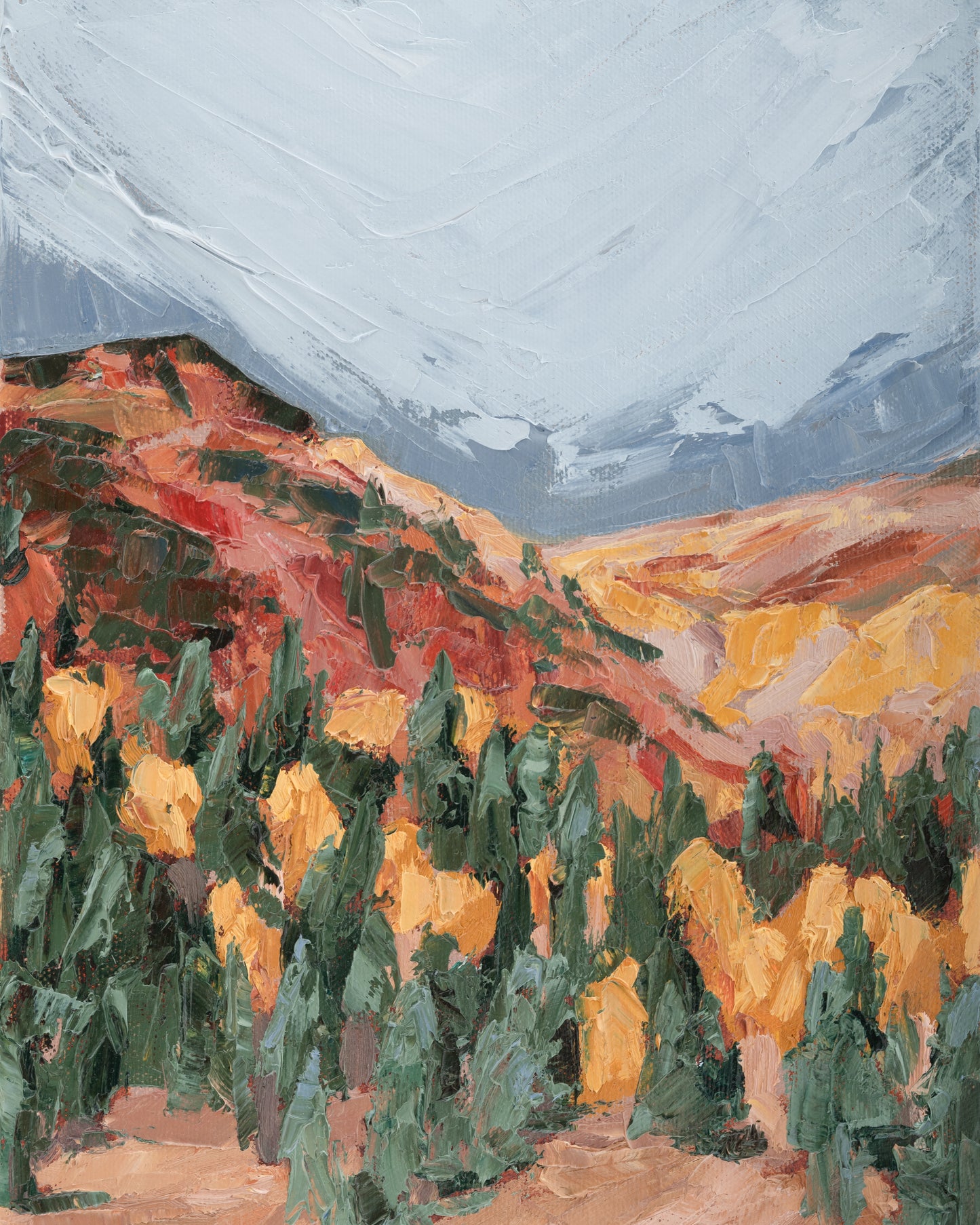 Colorful Views Up Big Cottonwood 1 Print