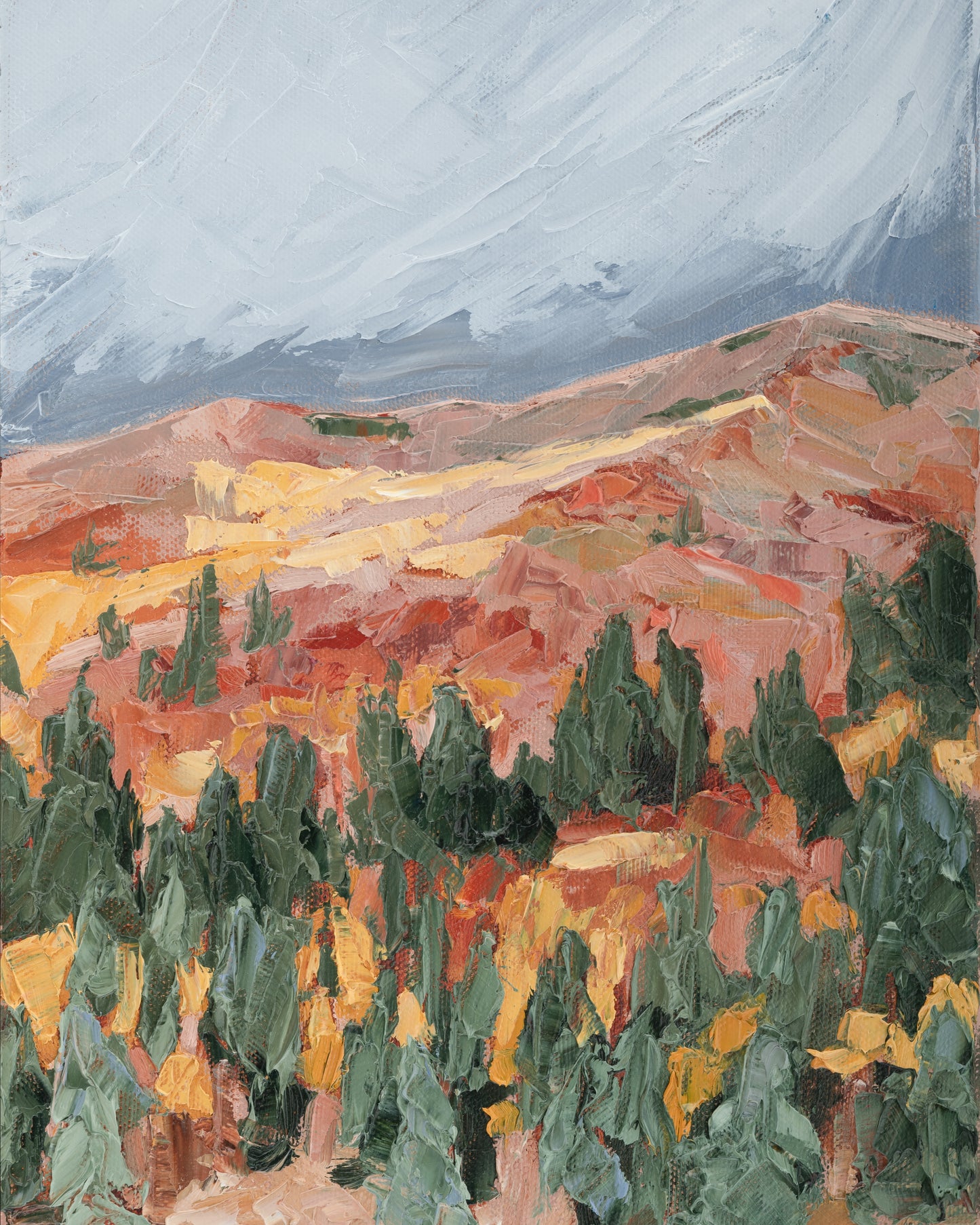 Colorful Views Up Big Cottonwood 2 Print