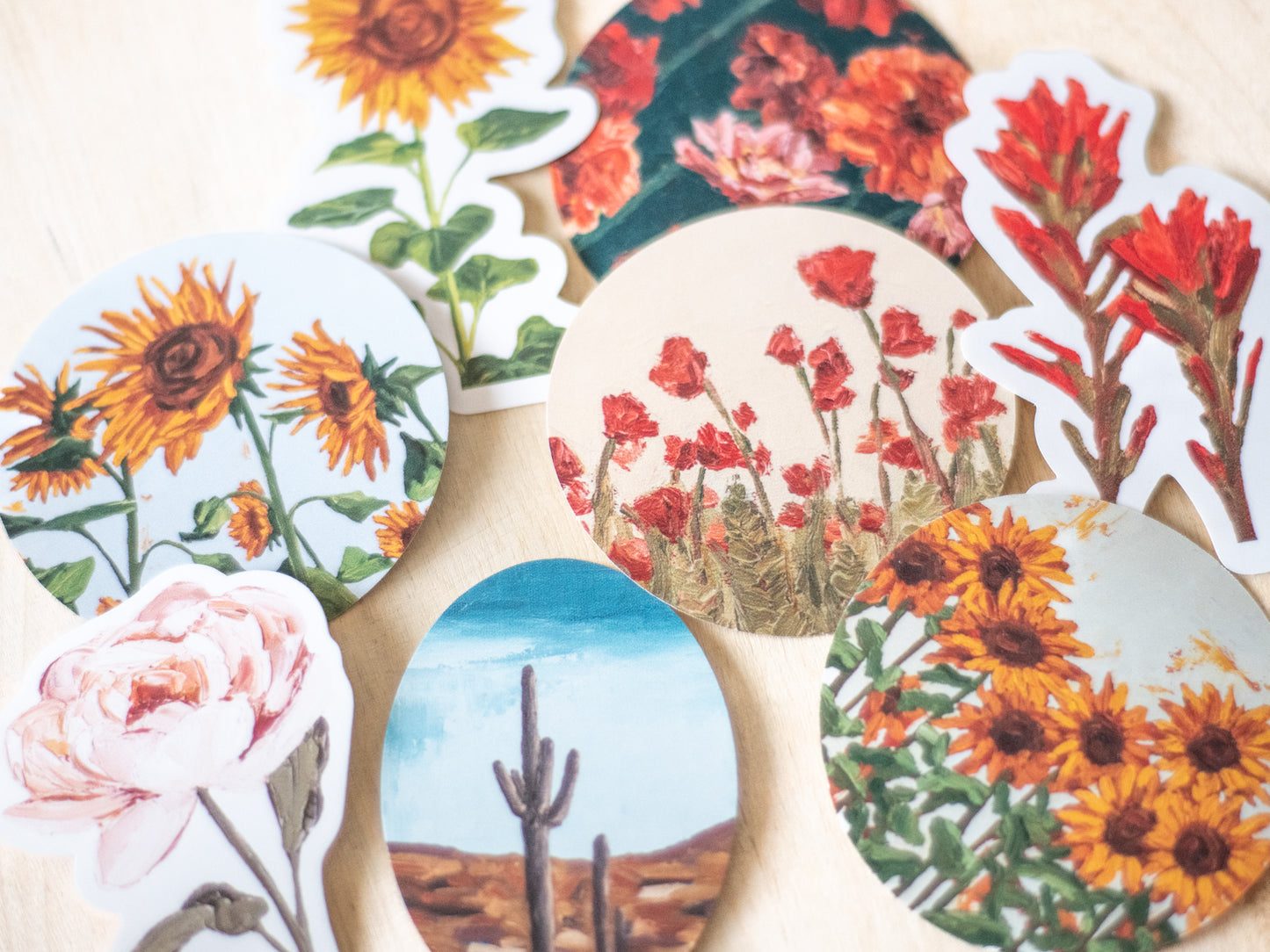 "I Am Content Peony" Sticker