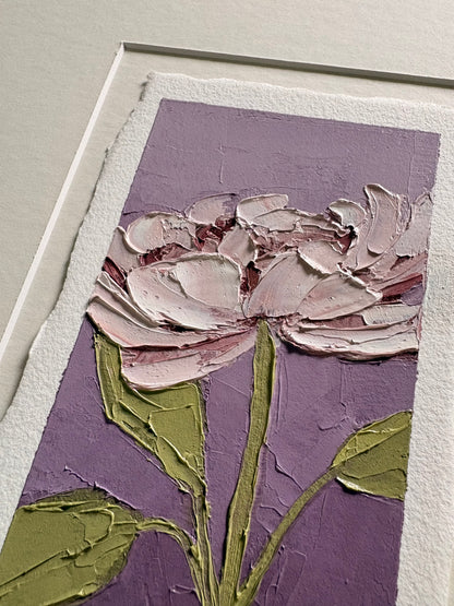 32/100 3x5" painting on Paper Framed