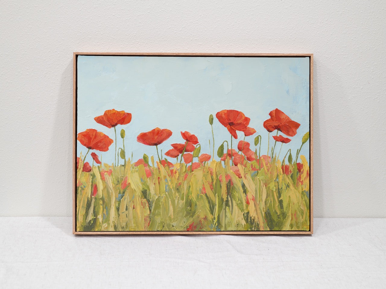 Poppies Moving With Life Framed Print