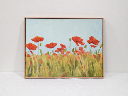 Poppies Moving With Life Framed Print