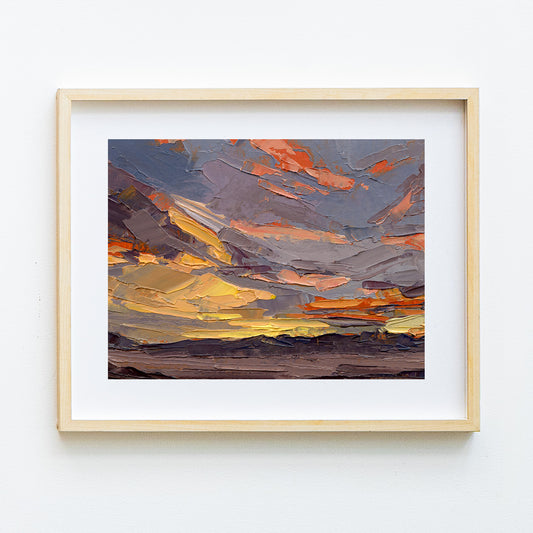 18/100 Painting on Paper 2025 (Sunset)