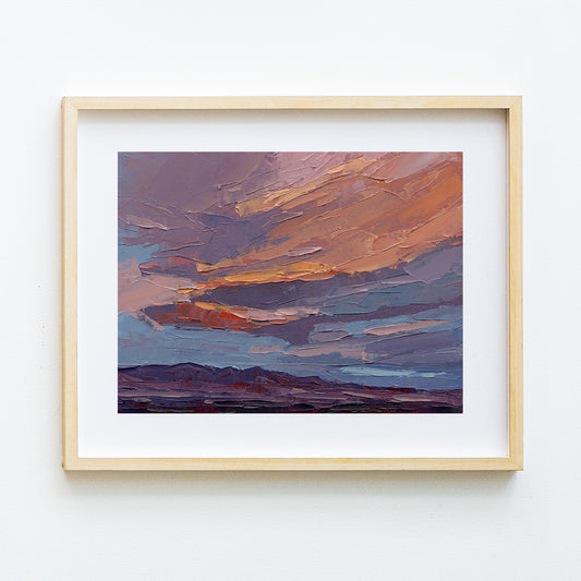 19/100 Painting on Paper 2025 (Sunset)