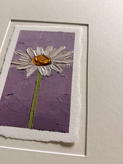 31/100 3x5" painting on Paper Framed