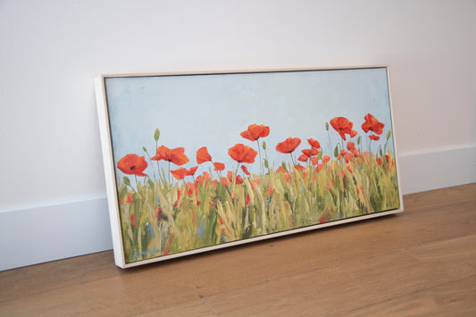 Poppies Moving With Life Framed Print
