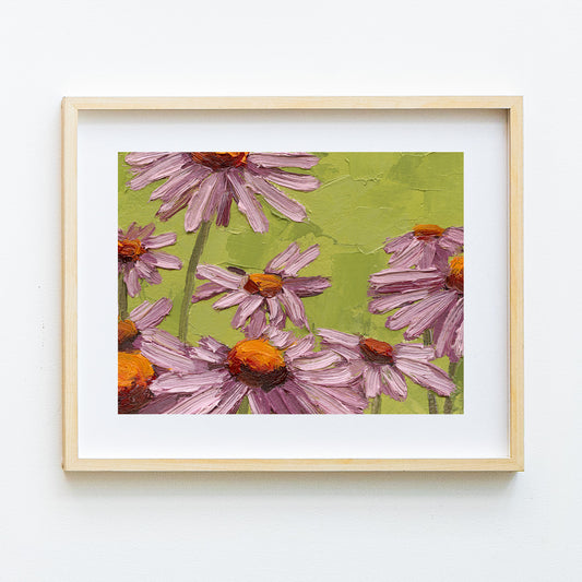 24/100 Painting on Paper 2026 (Coneflowers)