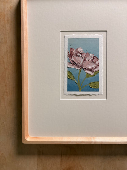 36/100 3x5" painting on Paper Framed