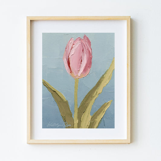 30/100 Painting on Paper 2026 (Blue Tulip)