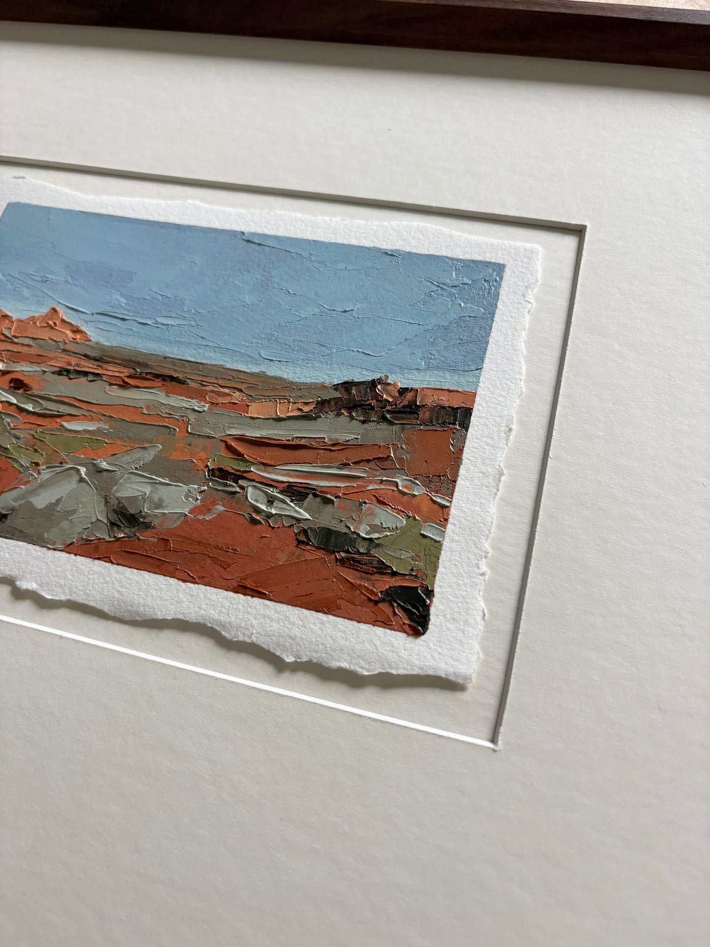 26/100 4x6" painting on Paper Framed