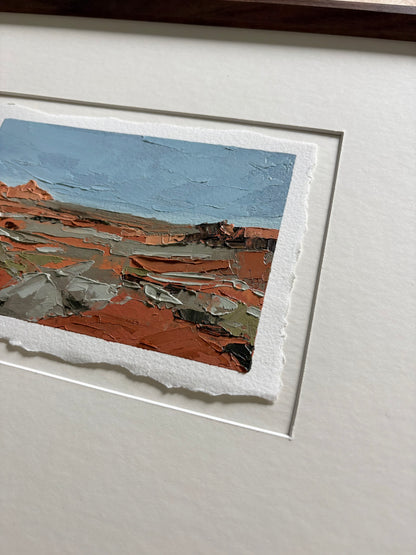 26/100 4x6" painting on Paper Framed