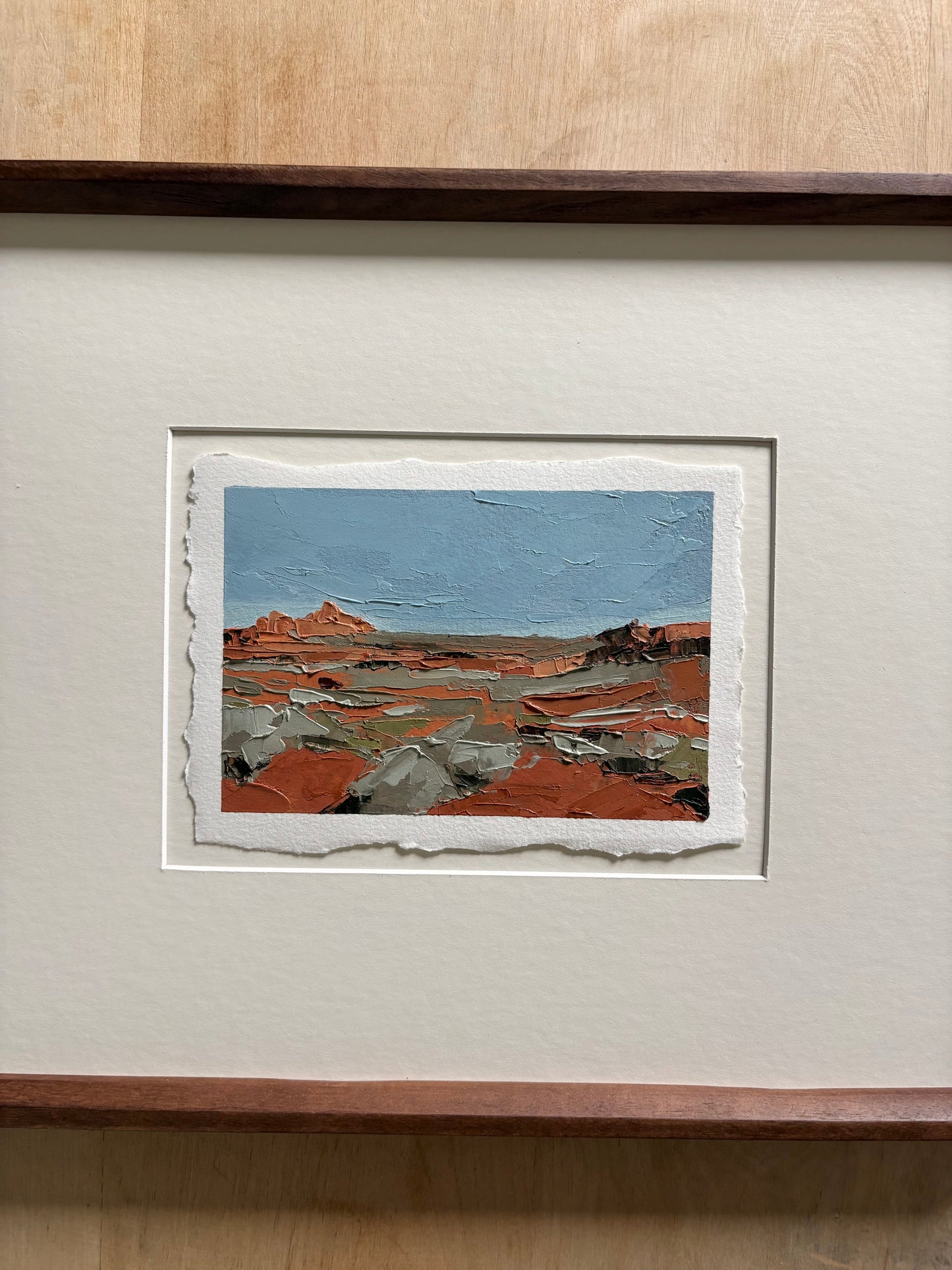 26/100 4x6" painting on Paper Framed