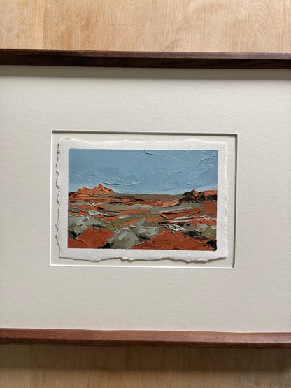 26/100 4x6" painting on Paper Framed