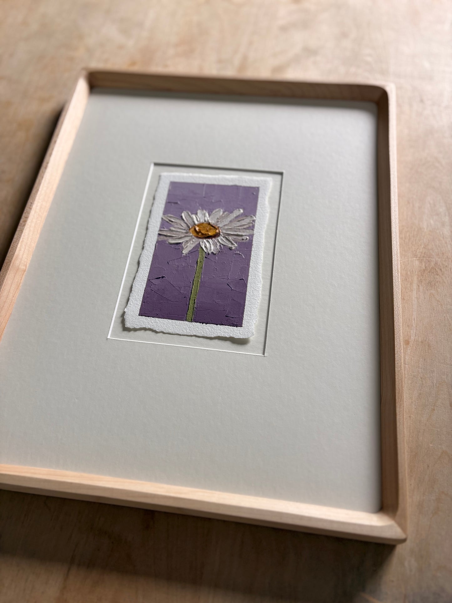 31/100 3x5" painting on Paper Framed