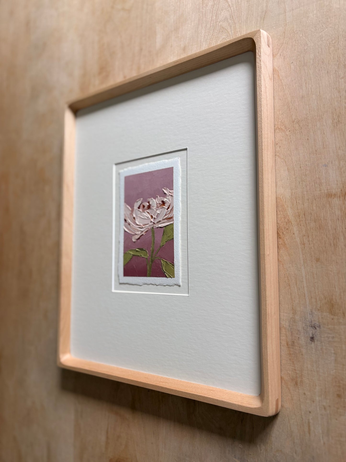 39/100 3x5" painting on Paper Framed