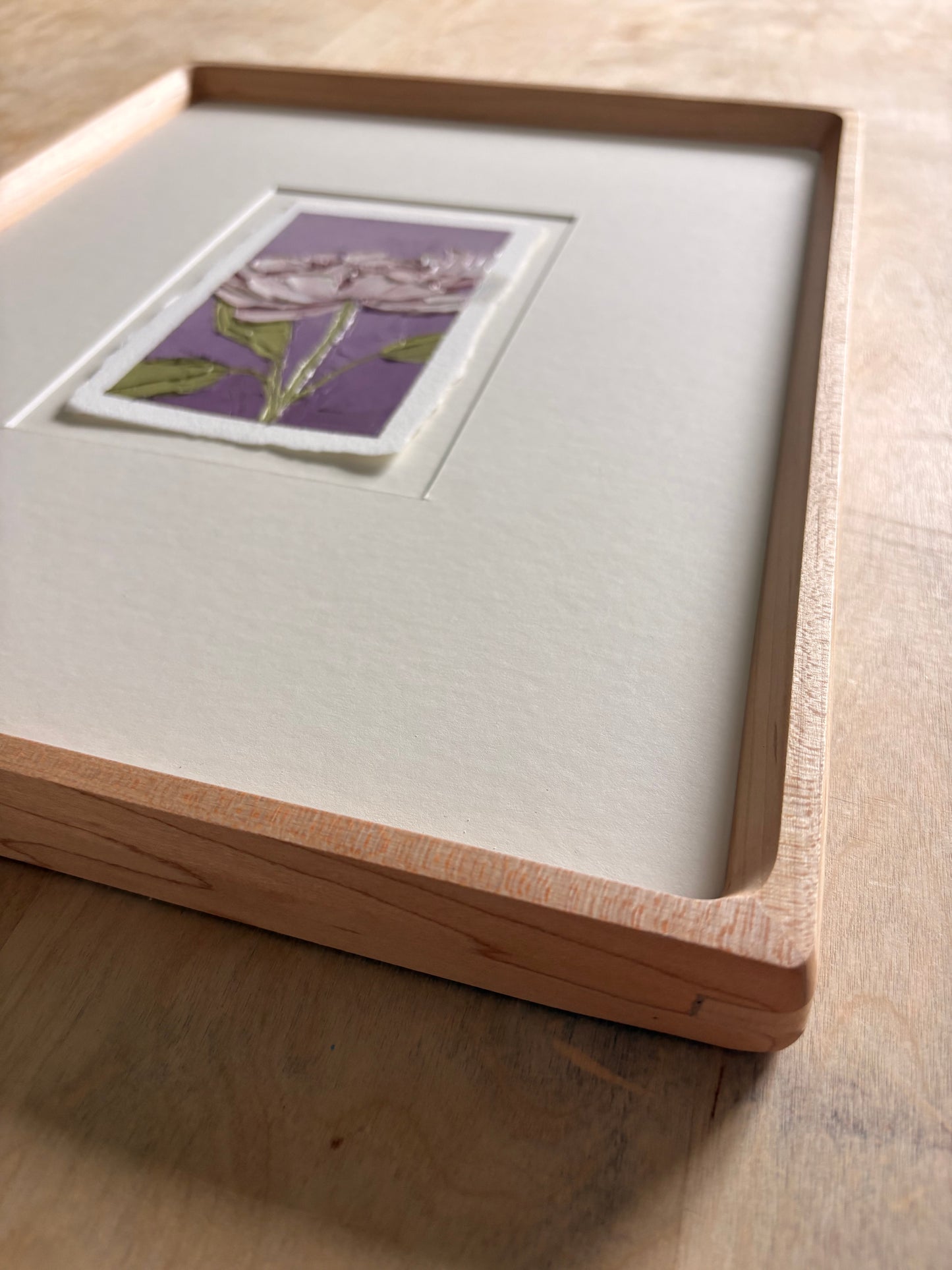 32/100 3x5" painting on Paper Framed