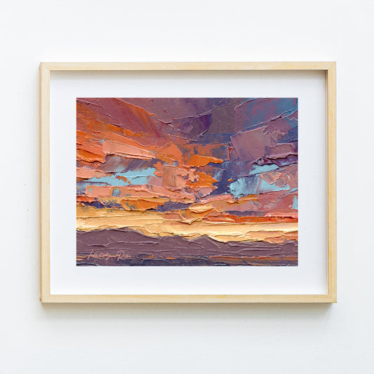 51/100 Painting on Paper 2026 (Sunset)