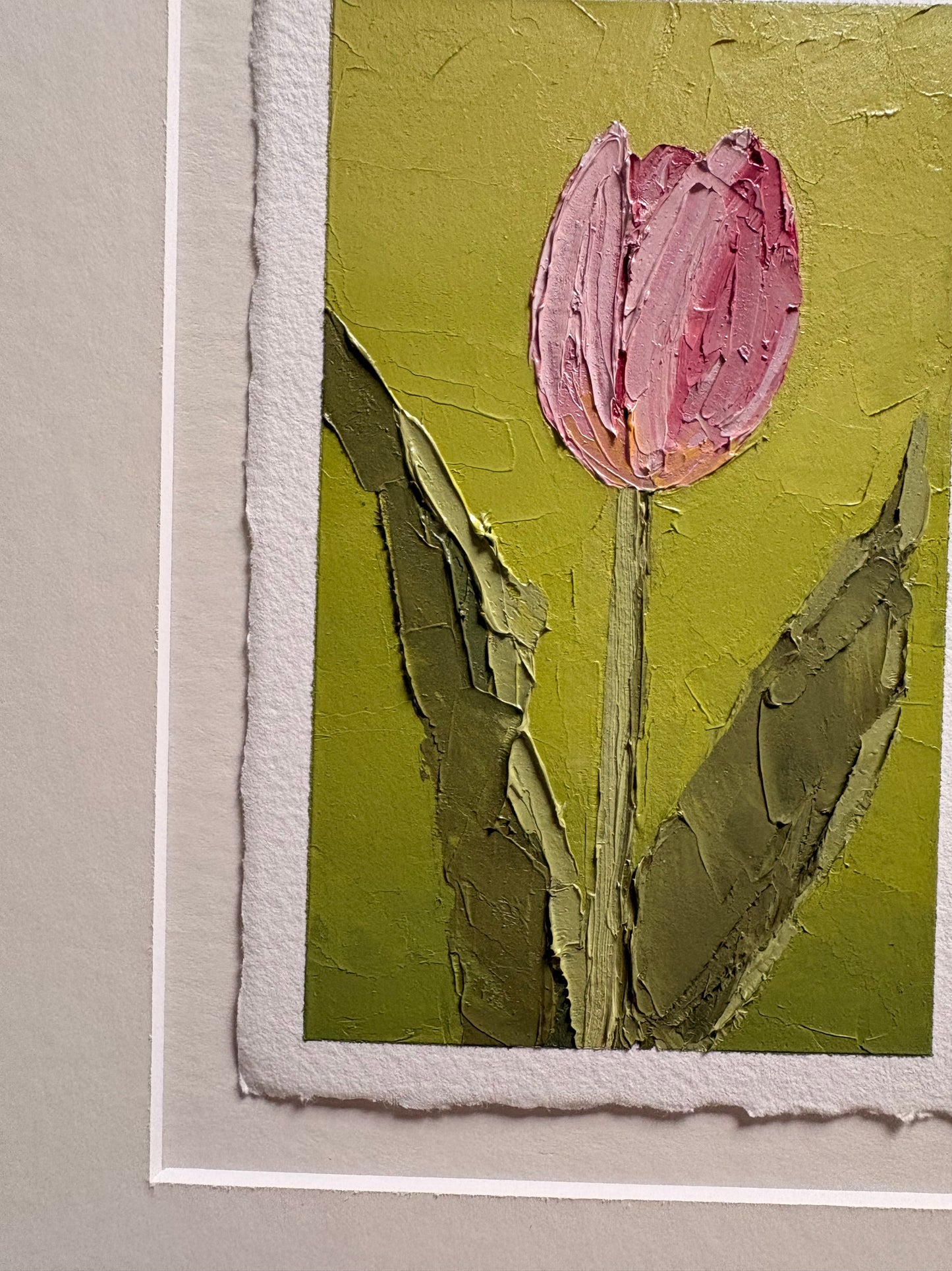 38/100 3x5" painting on Paper Framed