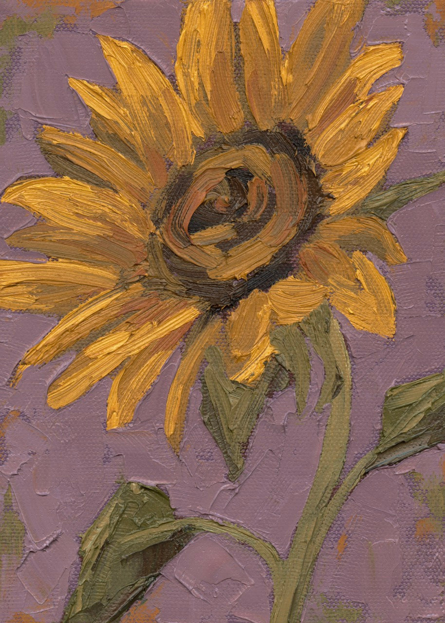 Sunflower That Knows Where It's Supposed To Be Print