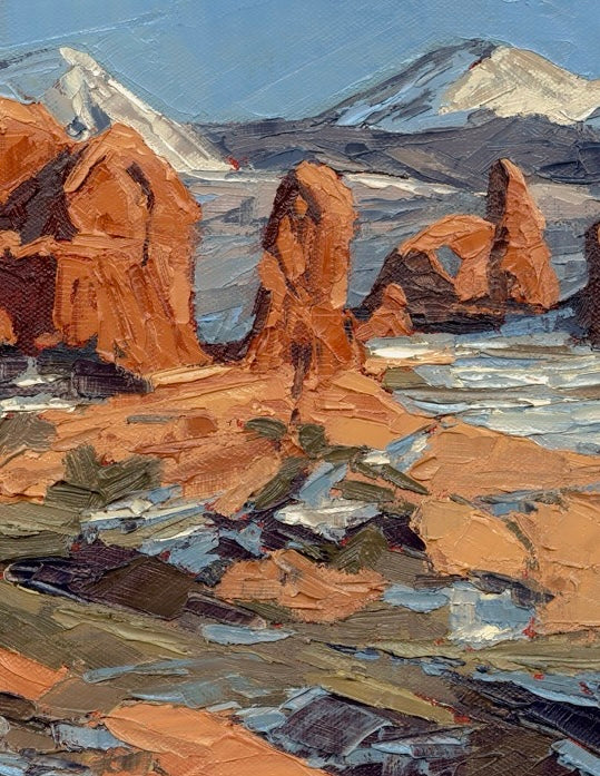 The Garden of Eden Glowing With Light Print