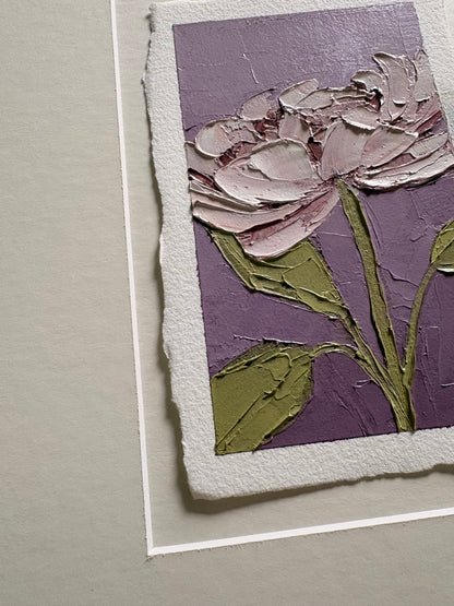 32/100 3x5" painting on Paper Framed