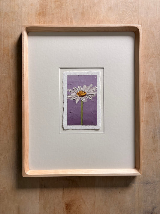 31/100 3x5" painting on Paper Framed