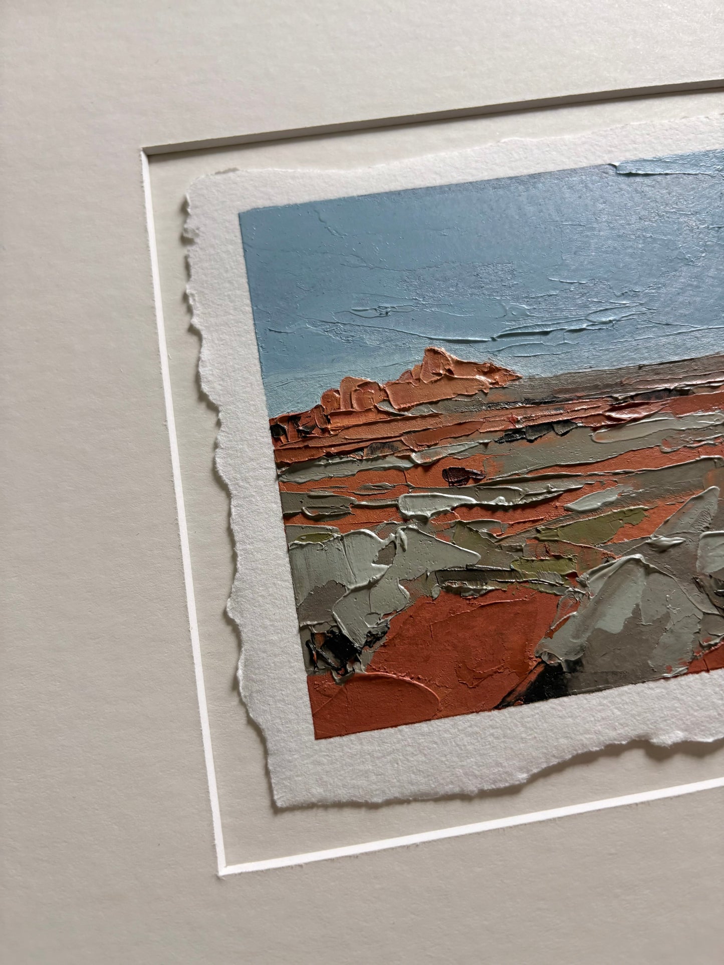 26/100 4x6" painting on Paper Framed