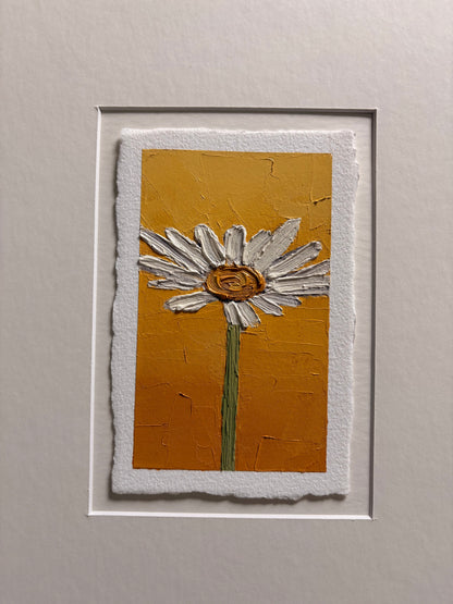 33/100 3x5" painting on Paper Framed