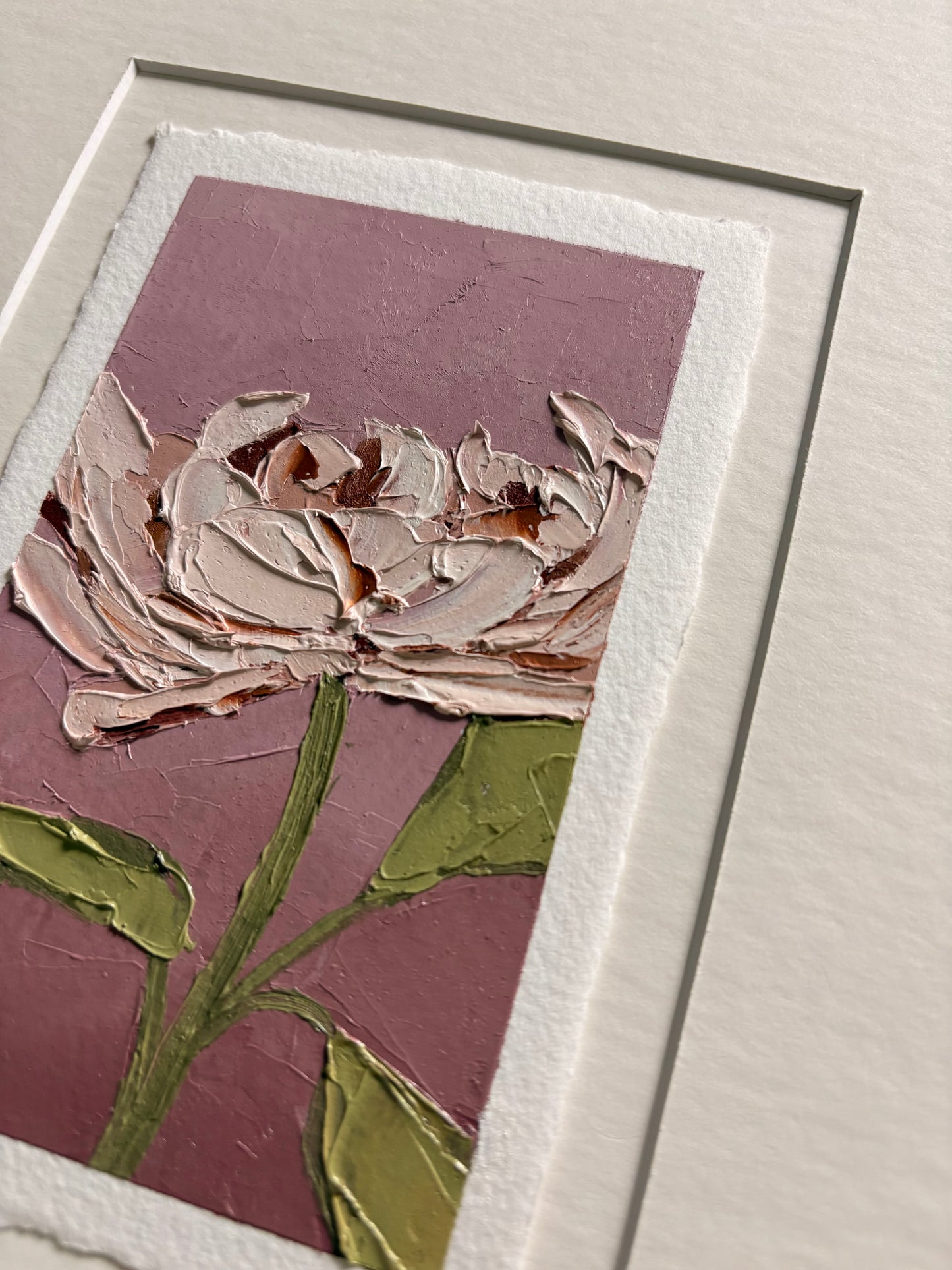 39/100 3x5" painting on Paper Framed
