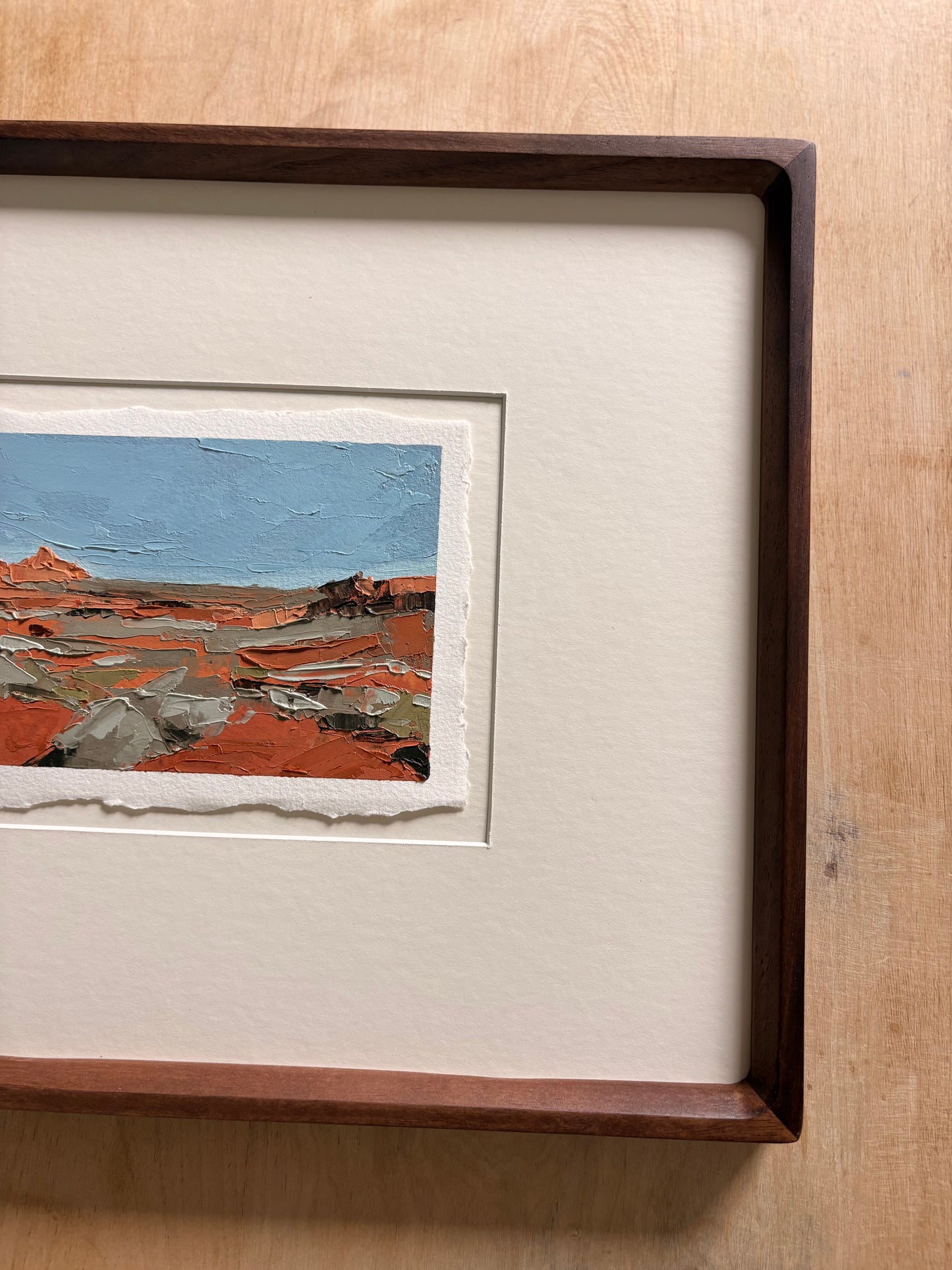 26/100 4x6" painting on Paper Framed
