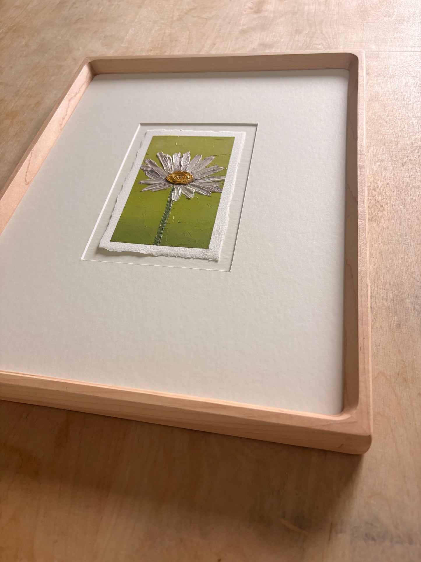 37/100 3x5" painting on Paper Framed
