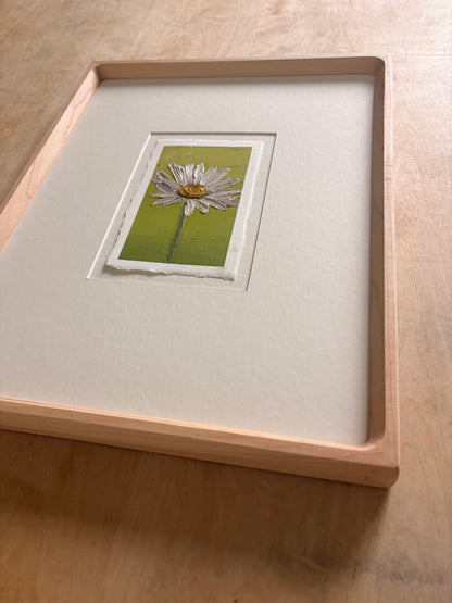 37/100 3x5" painting on Paper Framed