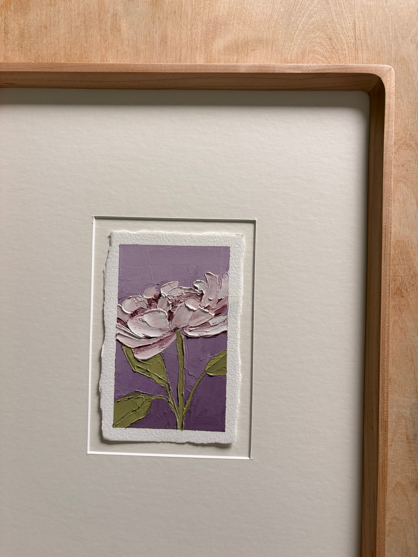 32/100 3x5" painting on Paper Framed