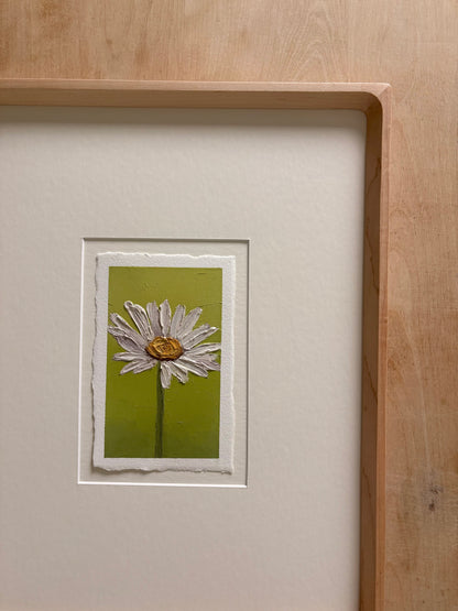 37/100 3x5" painting on Paper Framed