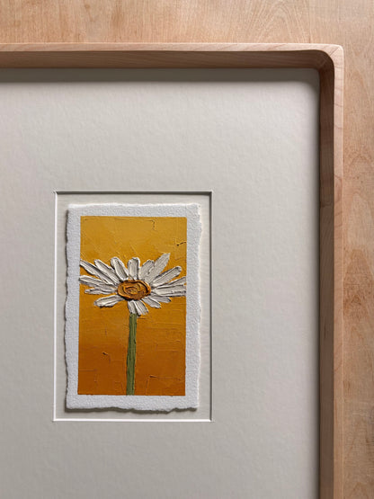 33/100 3x5" painting on Paper Framed