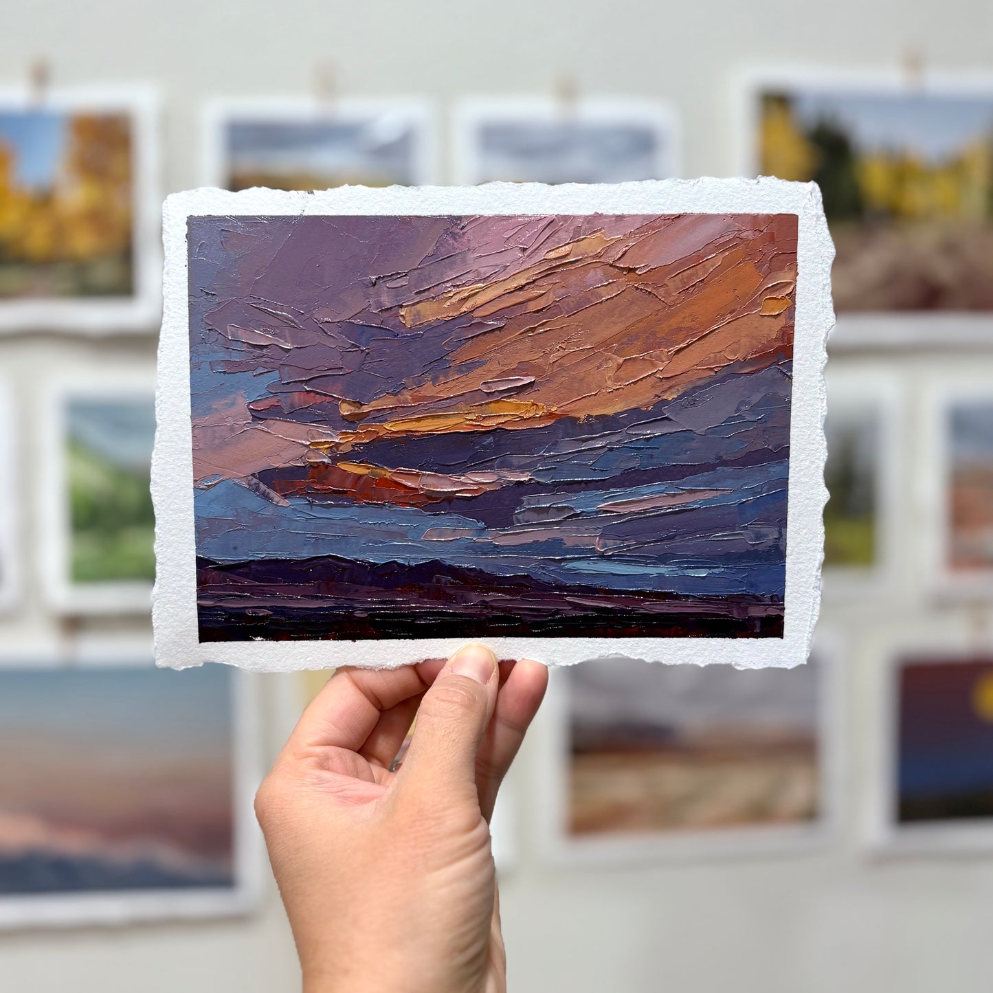 19/100 Painting on Paper