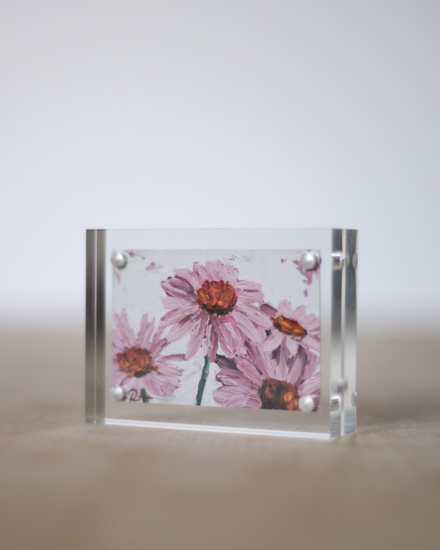 "Beaming Purple Coneflowers" Mini Print