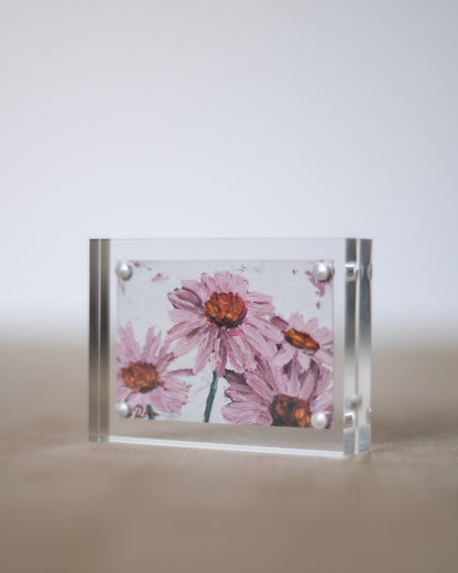 "Beaming Purple Coneflowers" Mini Print