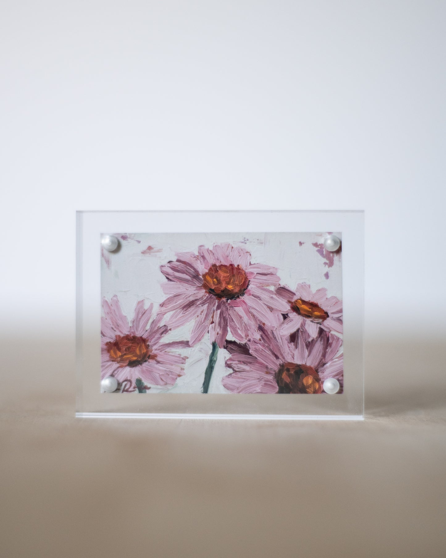 "Beaming Purple Coneflowers" Mini Print