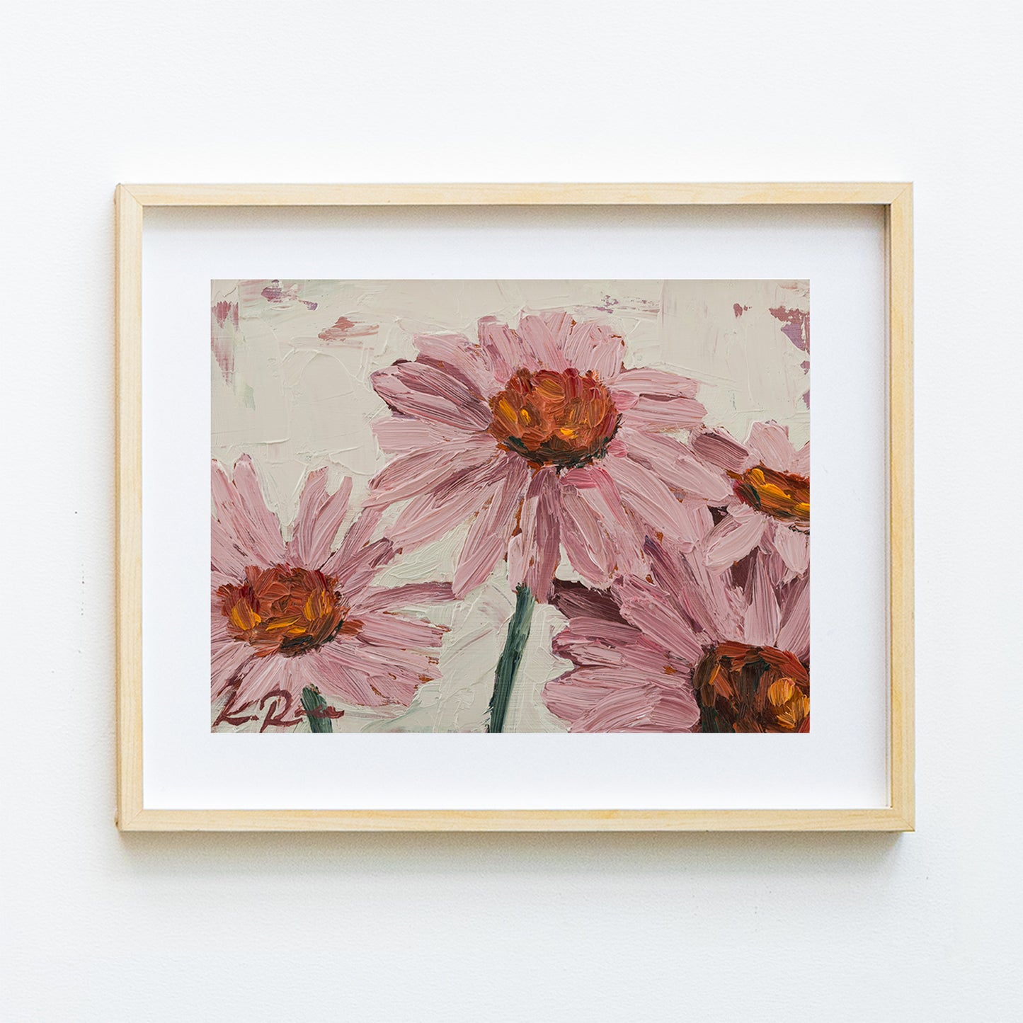 Beaming Purple Coneflowers Print