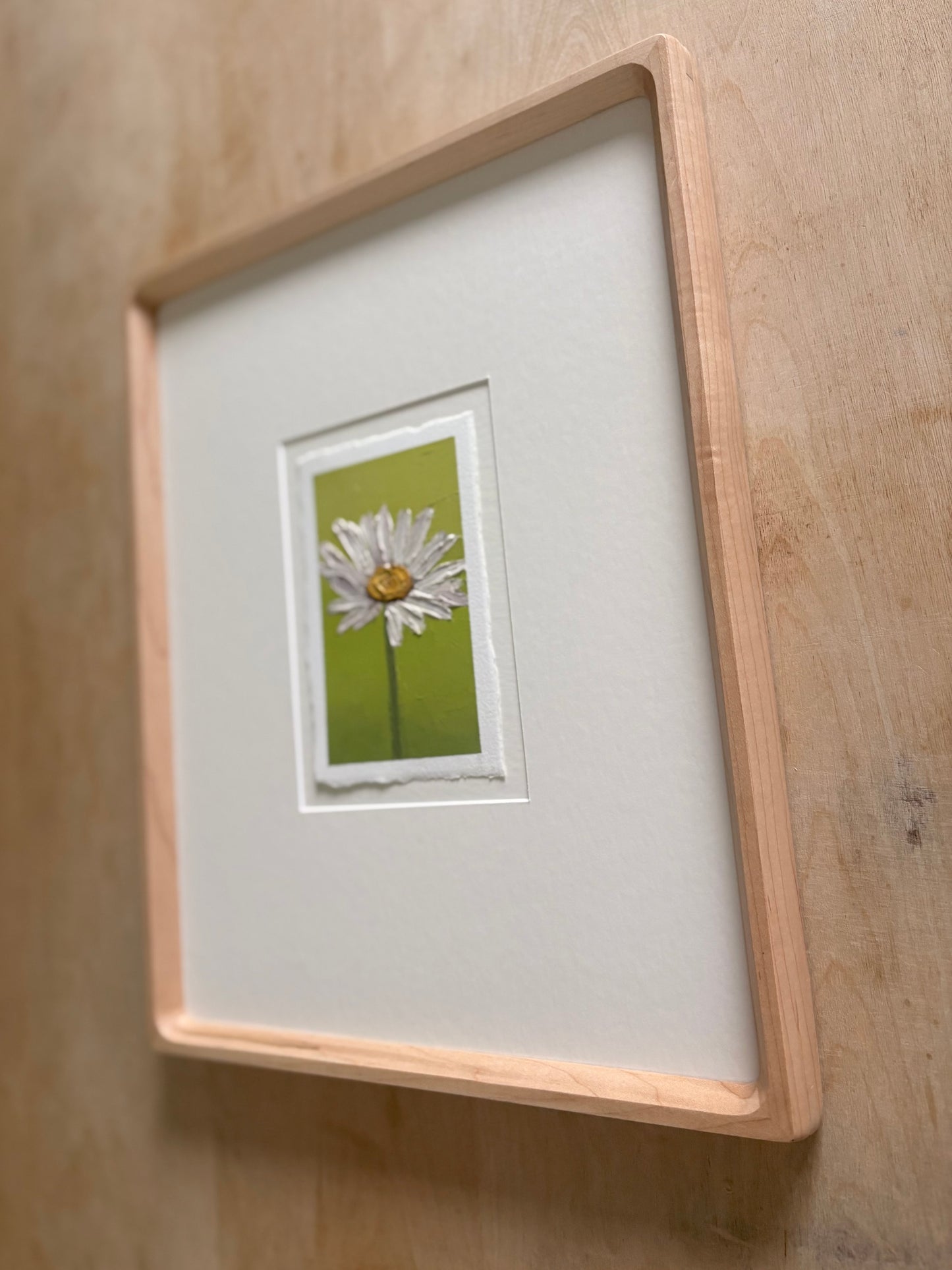 37/100 3x5" painting on Paper Framed