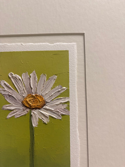 37/100 3x5" painting on Paper Framed