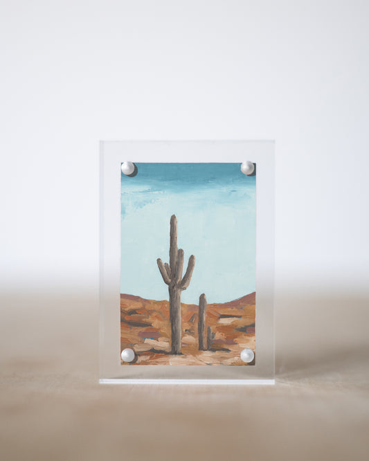 "Cacti in Fall" Mini Print