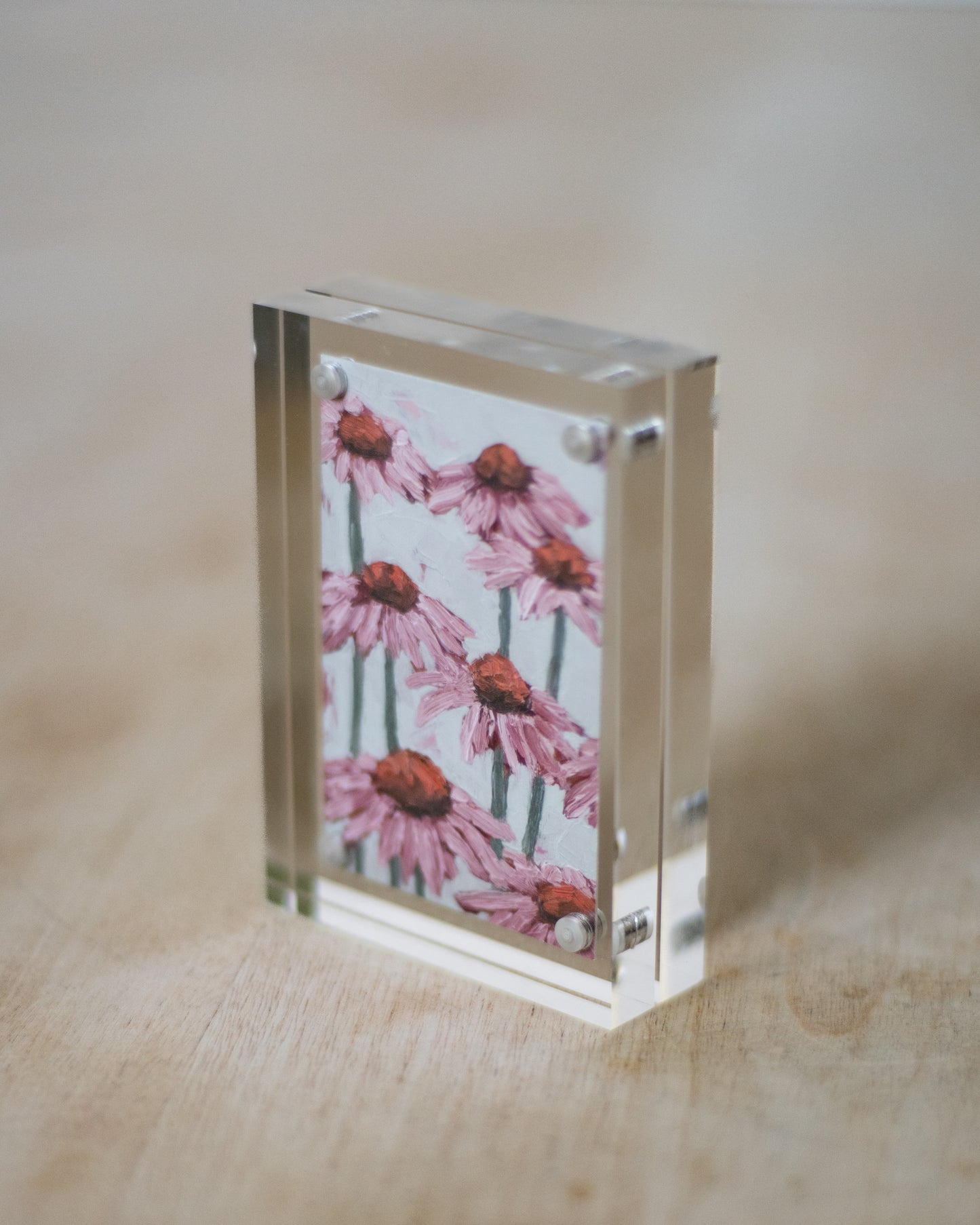 "Coneflowers Rising Together" Mini Print