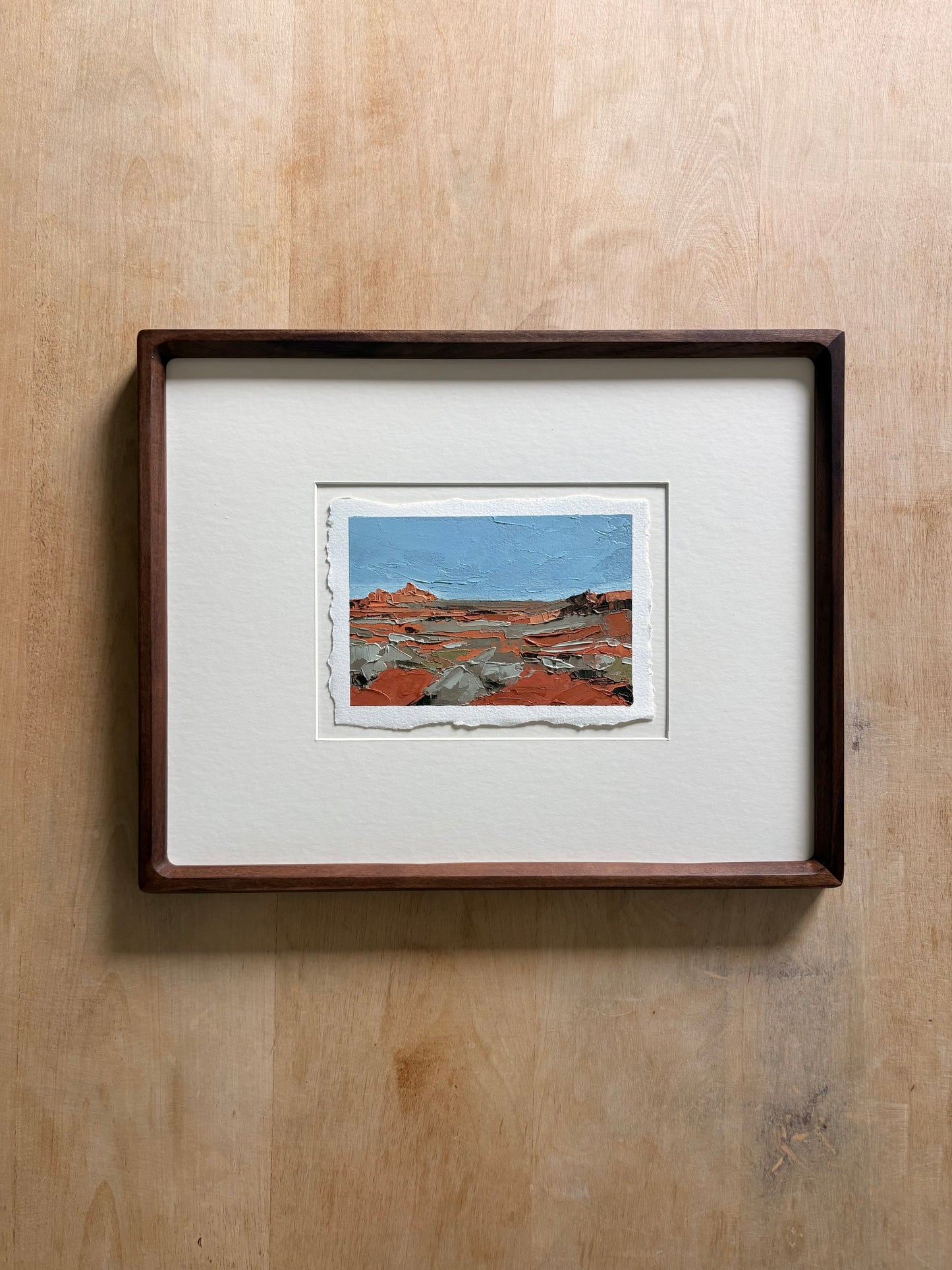 26/100 4x6" painting on Paper Framed
