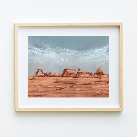 Delicate Arch Playing A Part In Something Bigger Than Itself Print