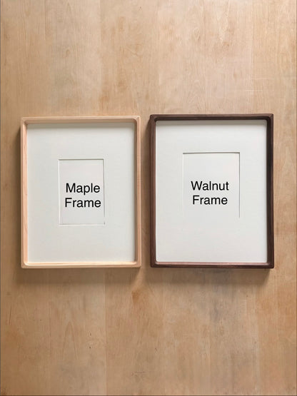 32/100 3x5" painting on Paper Framed
