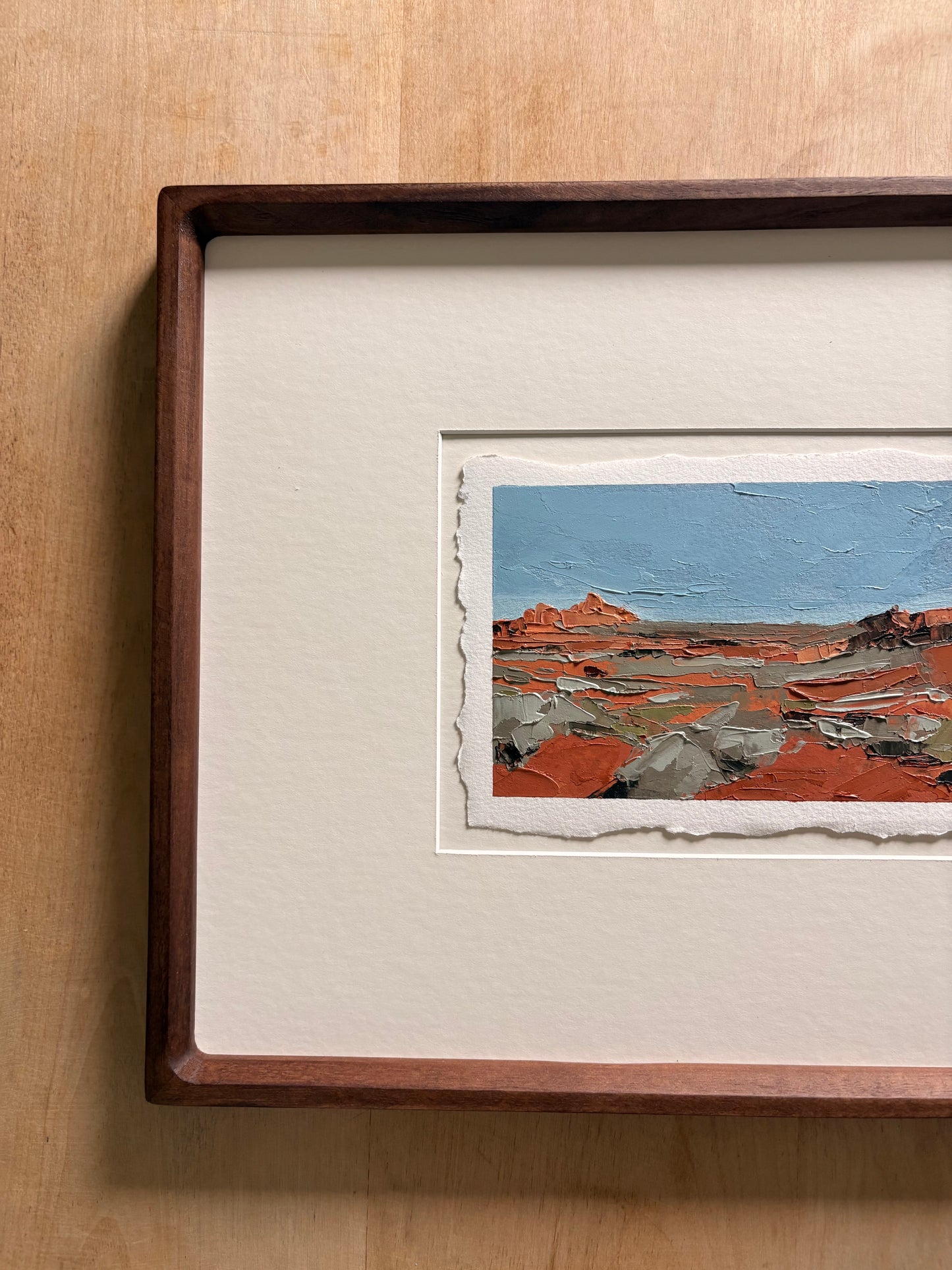 26/100 4x6" painting on Paper Framed