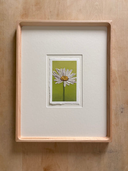 37/100 3x5" painting on Paper Framed